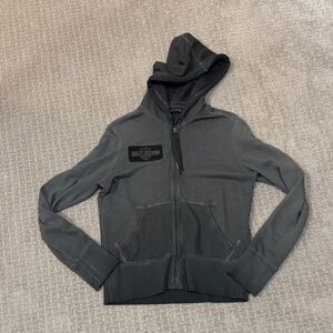 Harley-Davidson Gray Zip-Up Hoodie